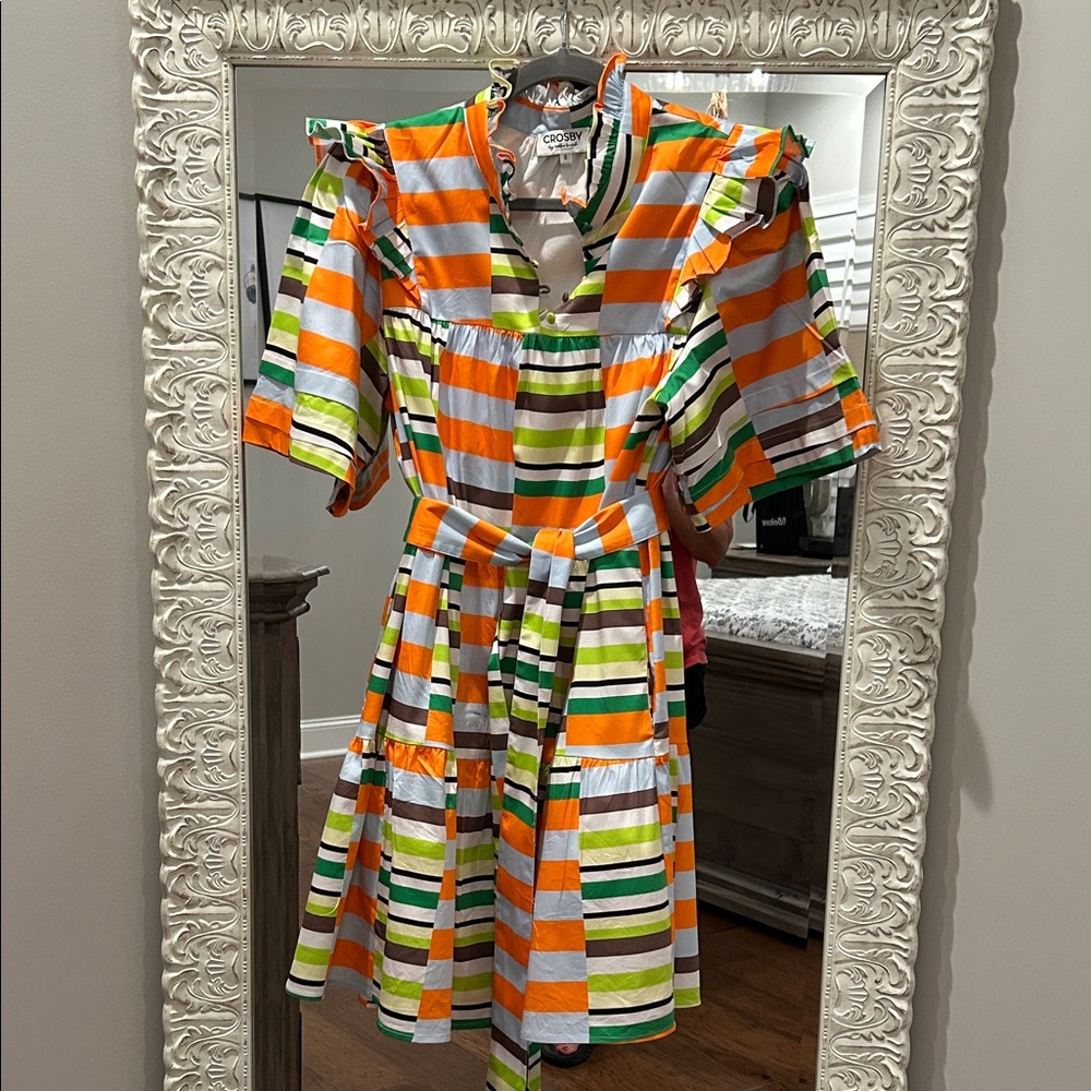 CROSBY by Mollie Burch Multicolor Striped Dress